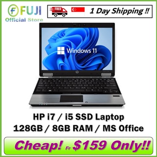 HP i7 SSD Laptop / 8GB RAM / Windows 11 / Free MS Office  / Local Seller / Fast Shipping