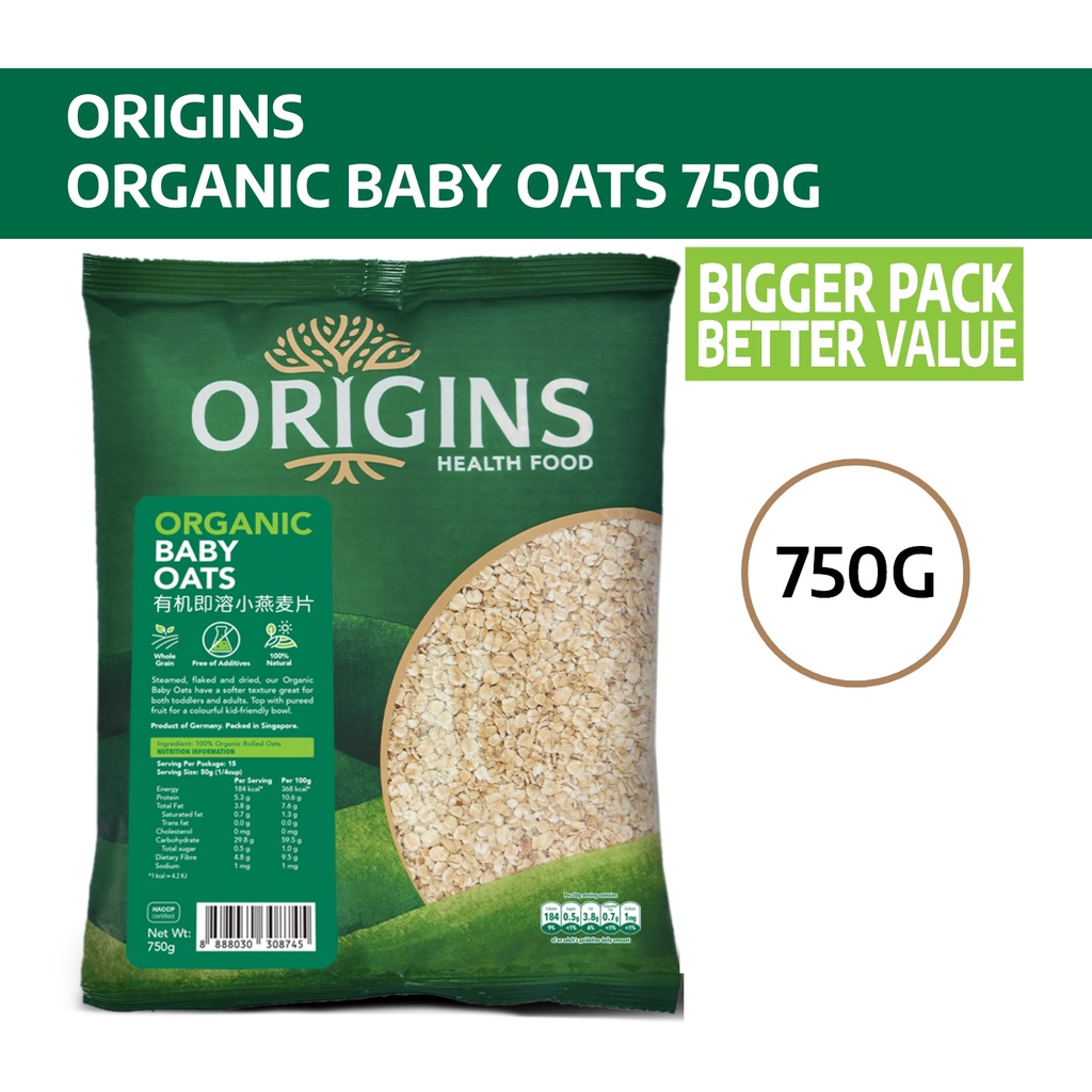 [Value Pack] Origins Health Food Organic Baby Oats Germany (750G