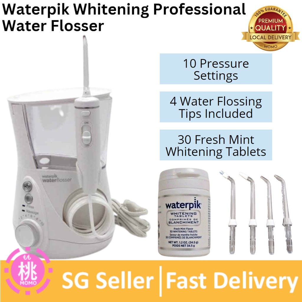 Waterpik Whitening Professional Water Flosser 2in1 WF05 Flossing