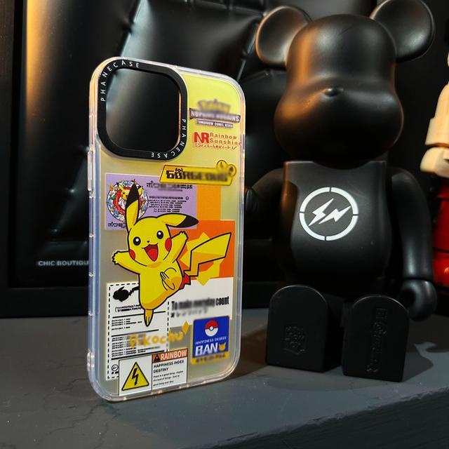 Pokémon Phone Case Suitable For iPhone14/13/12/11xsmax Transparent Frosted Acrylic Back Panel Protective Cases