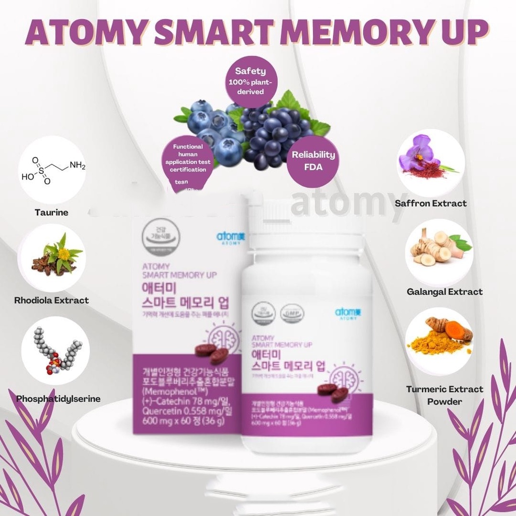 Atomy Smart Memory Up Mg X Pcs Shopee Singapore