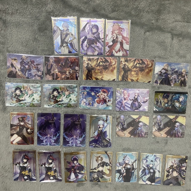 Genshin Corner Card Available Metal Vol 2 