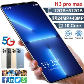 New Smartphone   i13 Pro Max 5.5  Inch 5G Mobile Android Phone