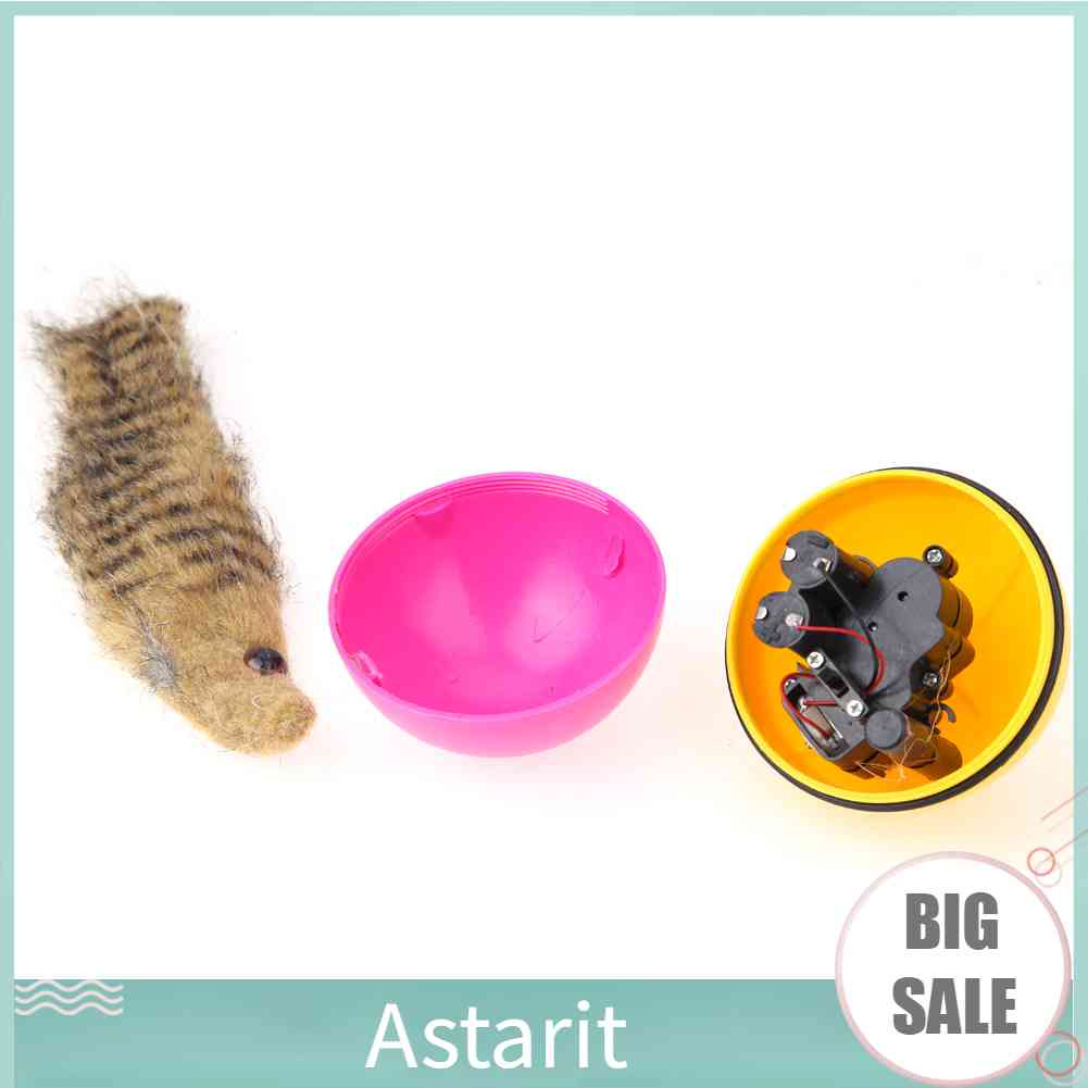 Dog Cat Beaver Weasel Puppy Rolling Play Random Alive New Pet Toy Jump Ball