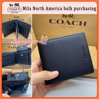 [Hot sale in store] New men's wallet, folding wallet 74771