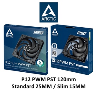 Arctic P12 PWM PST 4 pin Pressure-optimised 120 mm case Fan BLACK