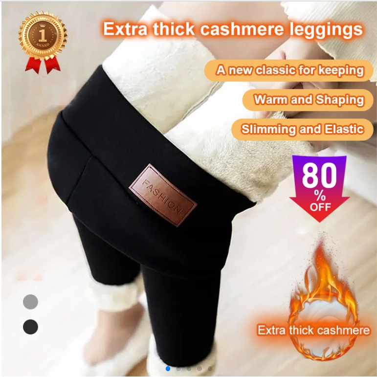 Extra thick cashmere leggings/ kitten lamb wool base pants /Thermal Winter Women's Warm Wool Leggings