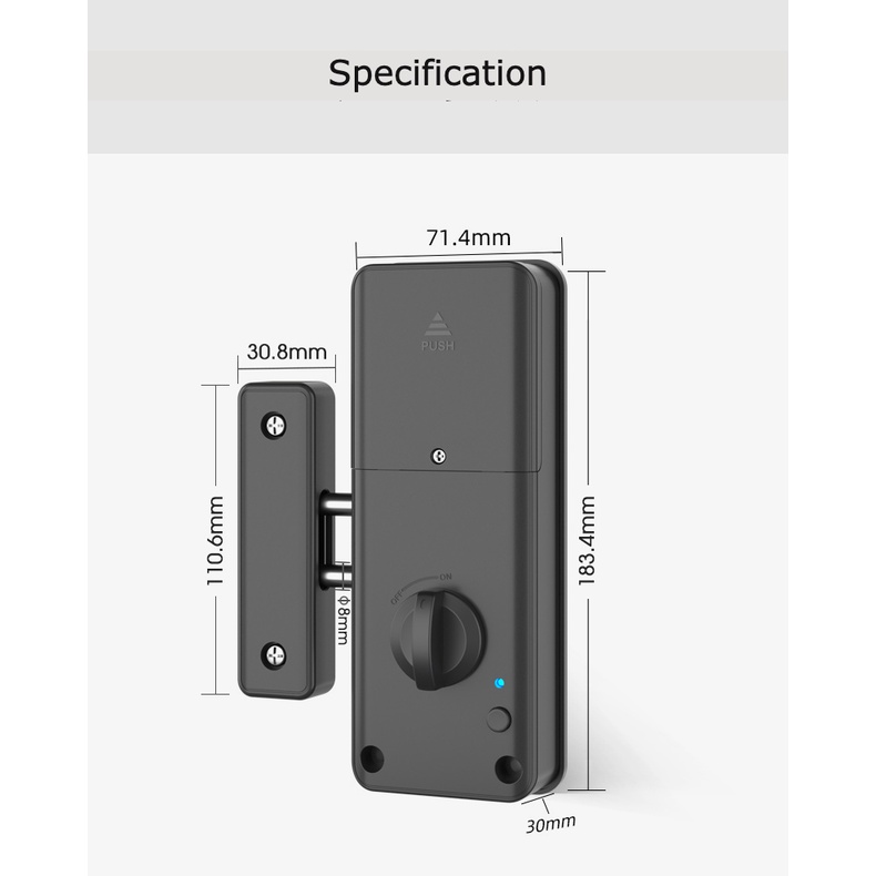 Close Door Auto Lock Bluetooth Digital Door Lock easy DIY installation