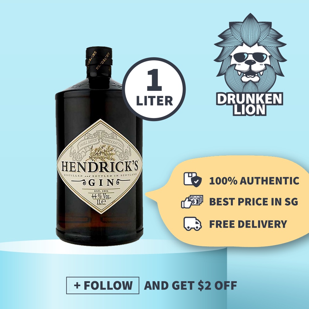 Hendrick's Gin 1L (Free Delivery) | Shopee Singapore