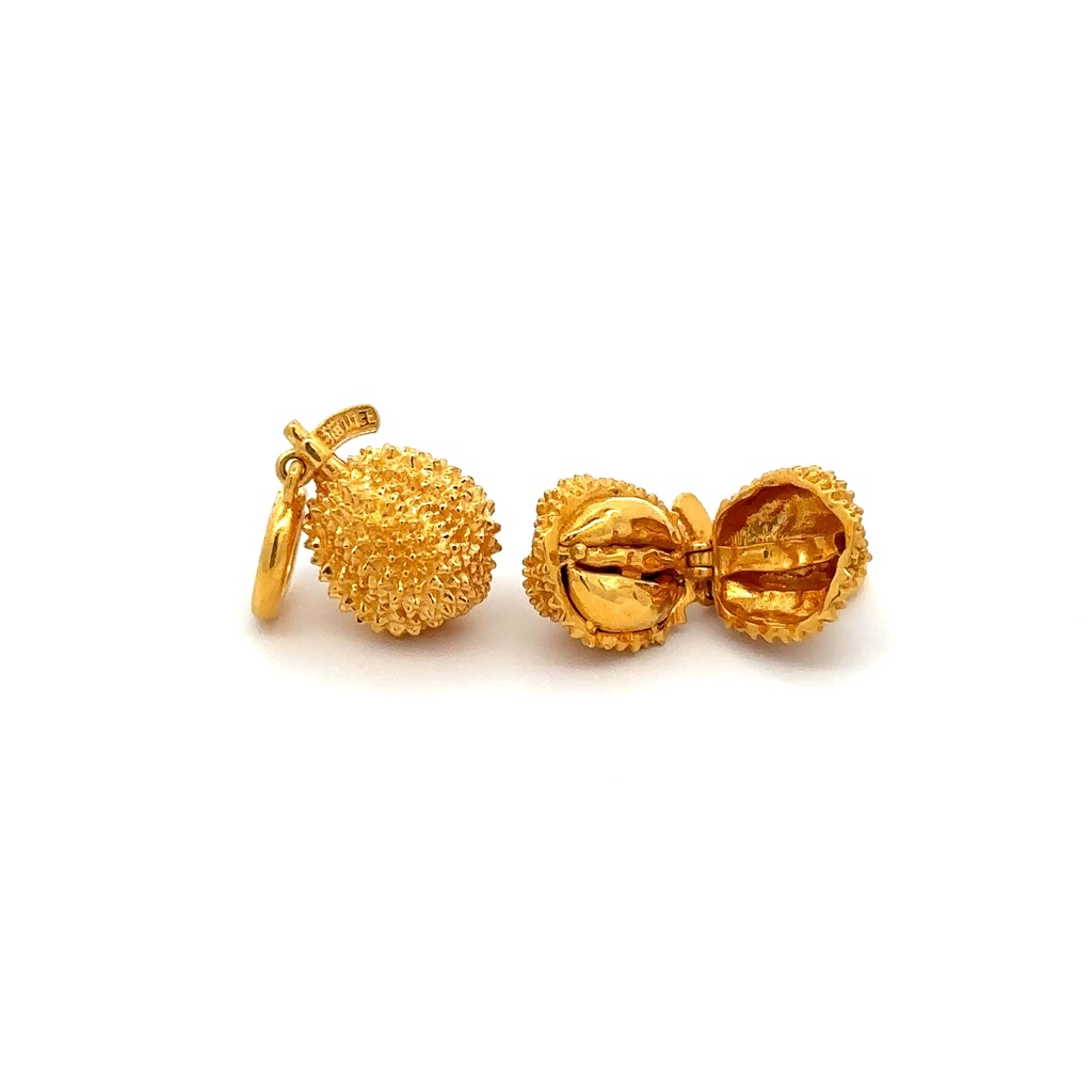 916 Gold MSW Durian Pendant Forever Gold & Jewellery Shopee Singapore
