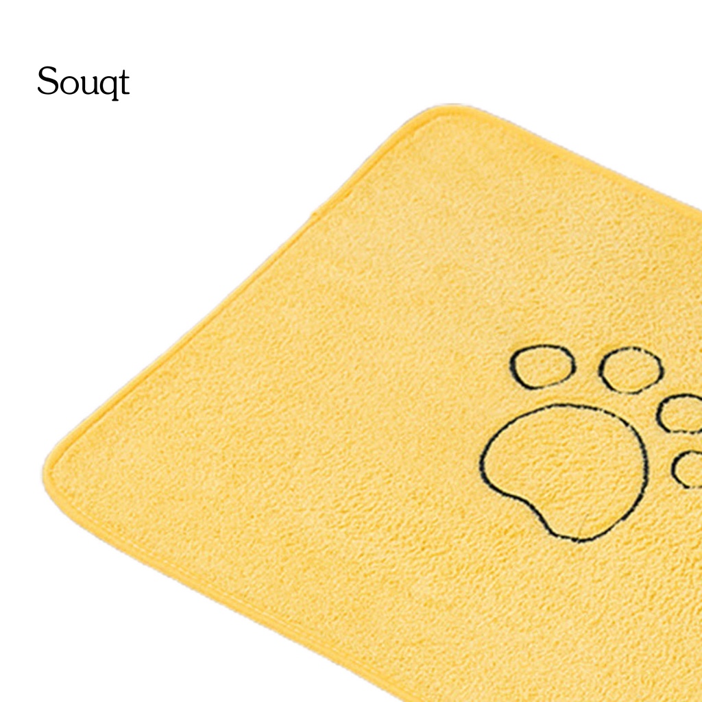Souqt Scratch-resistant Dog Mat for Floor Puppy Cat Warm  Cushion Pad Bite Resistant
