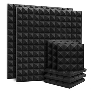 Studio Acoustic Soundproof Foam Pyramid Sound Absorption Treatment Panel Tile Protective Sponge 30*30*5cm