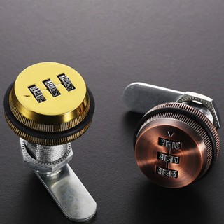 3 Digit Combination Password Box Lock 20-30mm Smart Cam Code Zinc Alloy for Mailbox Cabinet Door Security Hardware