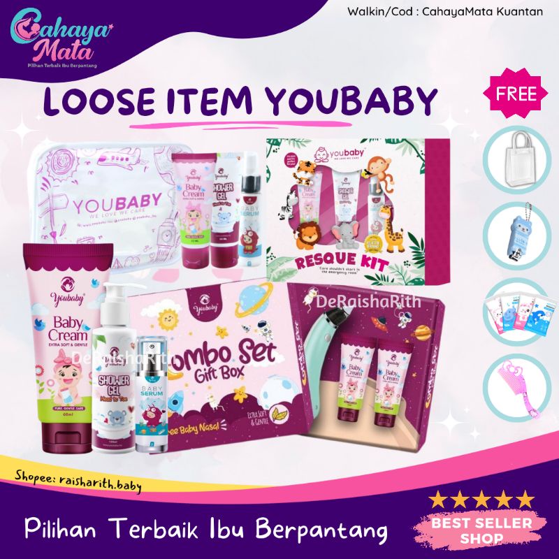 YOUBABY Cream Baby Shower Gel Organic Baby Hair Serum Nasal