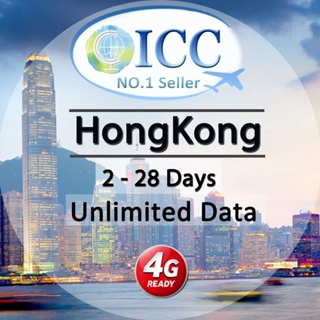 ICC_Hong Kong 2-28 Days SIM Unlimited Data SIM Card