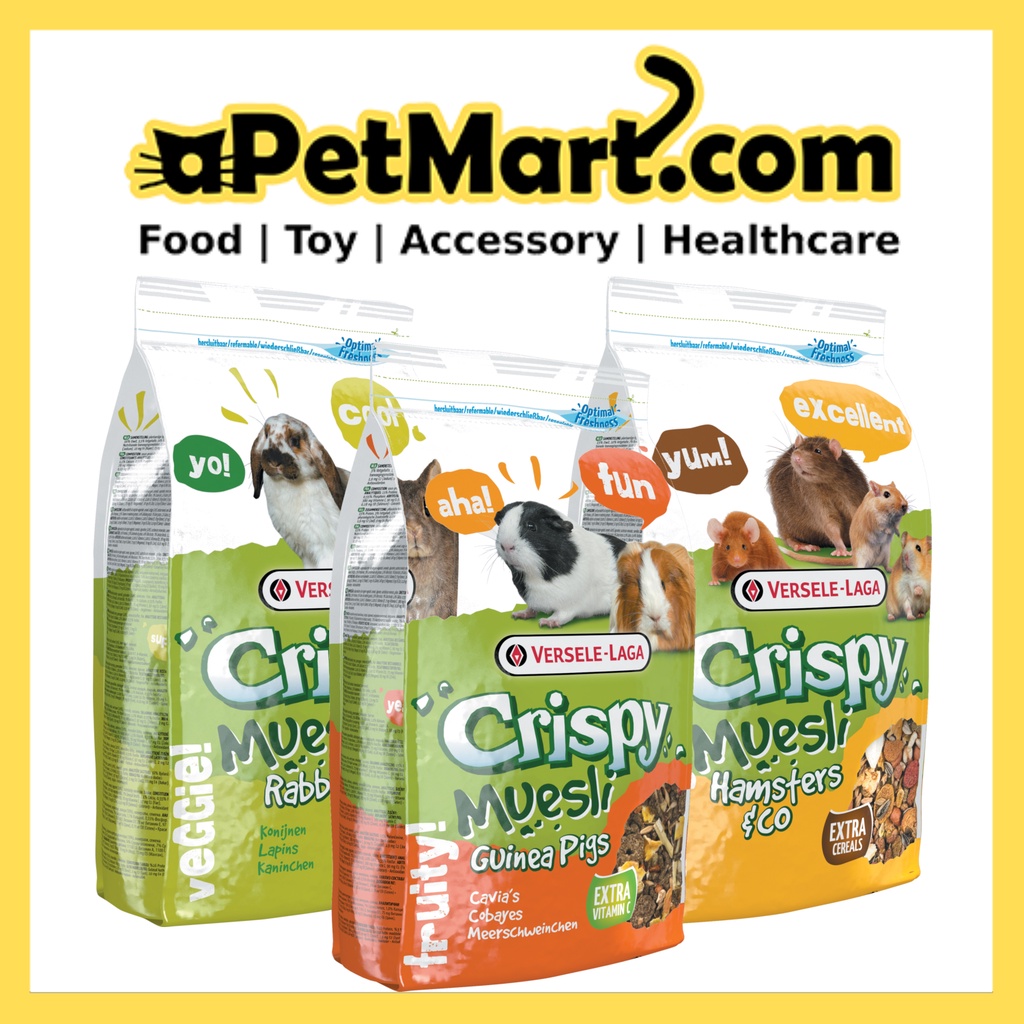 VerseleLaga Crispy Muesli Small Animal Food Guinea Pigs, Hamsters