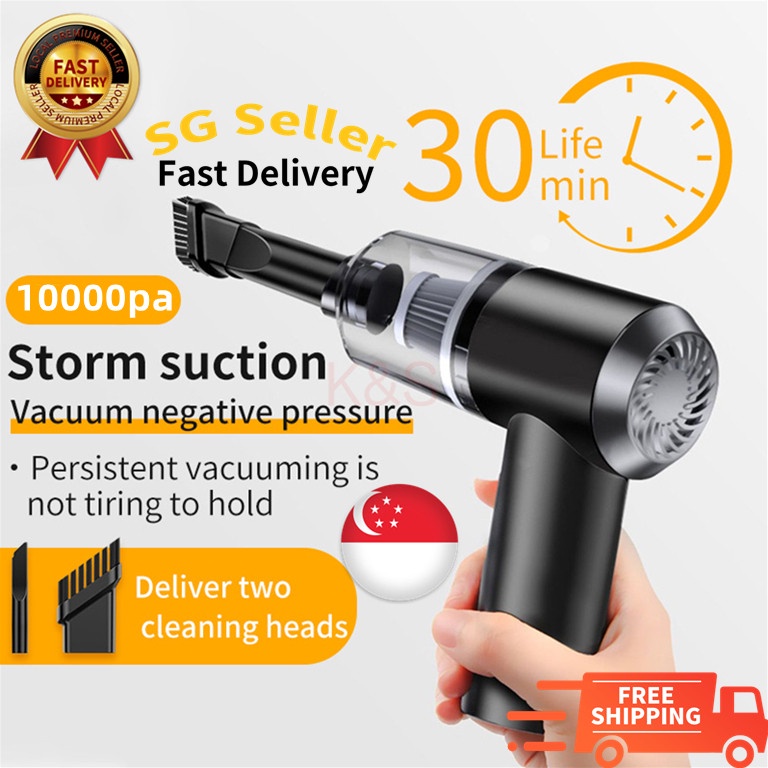 SG Stock Vacuum Cleaner USB Mini Handheld Vacuum Small Vacuum For Home ...