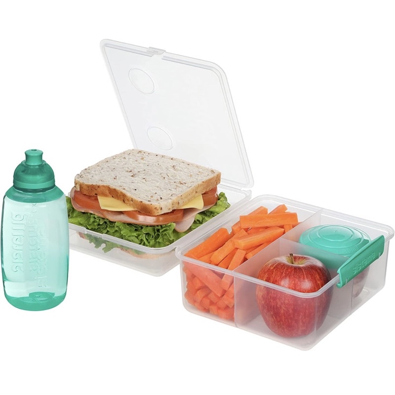 Sistema Lunch Containers for Kids, Bento Box with Condiment and ...