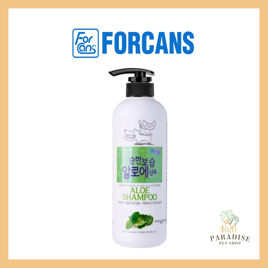 Forcans Aloe Shampoo & Conditioner (550ml) Shopee Singapore