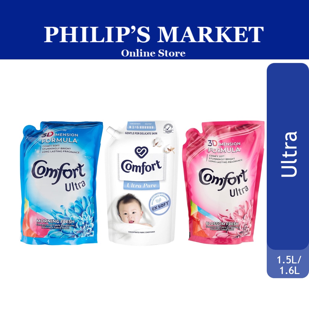 Comfort Ultra Concentrated Fabric Conditioner Refill Pouch 1.5L/1.6L
