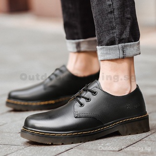 ✨READY STOCK✨Oxford Unisex Men'S Boots Women'S Boots Leather Casual Black Fashion Boots lQxA