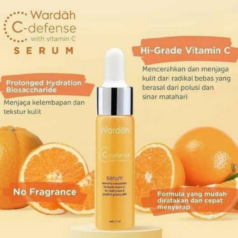 Wardah C - Defense serum Vitamin C 17ml | Shopee Singapore