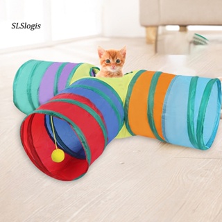 SLS_ Playing Toy Cat Toy for Indoor Cat Bed Nest Tube Toy Soft Touch #8
