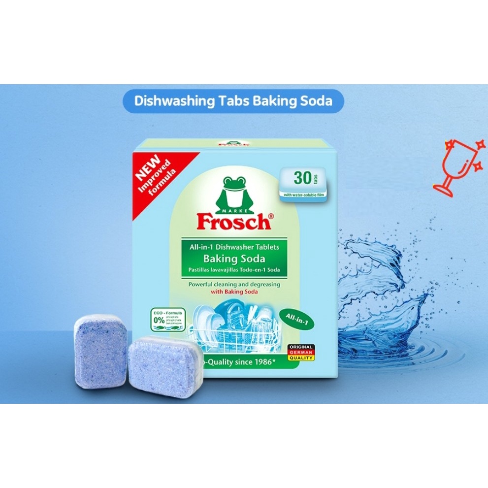 Frosch Automatic Dishwasher Detergent Baking soda 30P x 2set Shopee