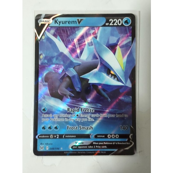 Pokemon kyurem V lost origin card Shopee Singapore