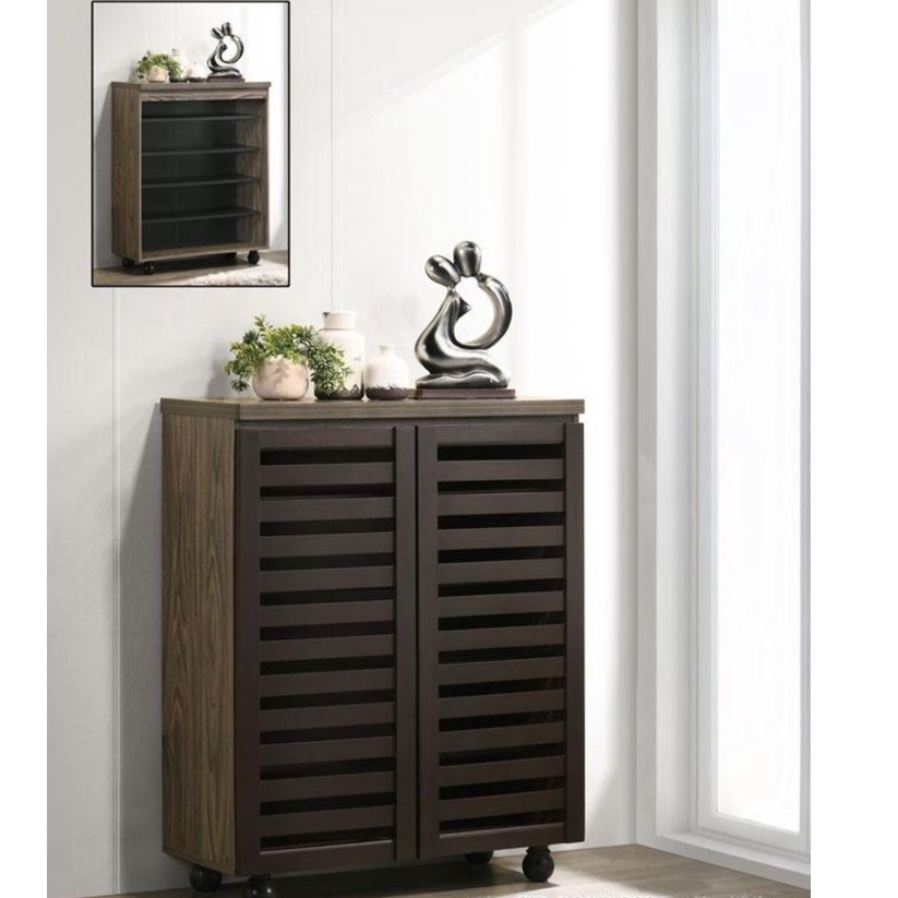 [Furniture Amart] 2 Door wooden Shoe in Walnut oak OFFER