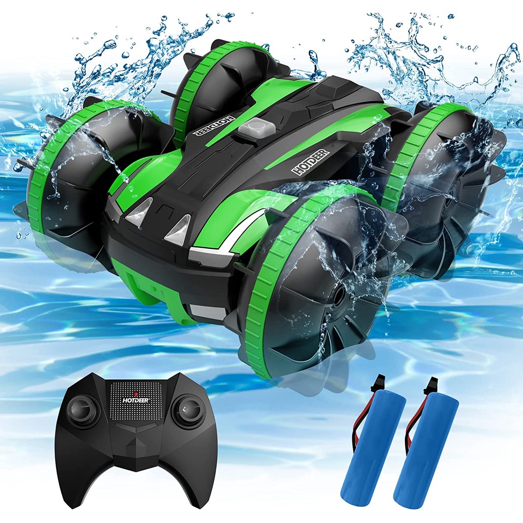 Tecnock Amphibious Remote Control Car for Kids,Toys for 512 Year Old