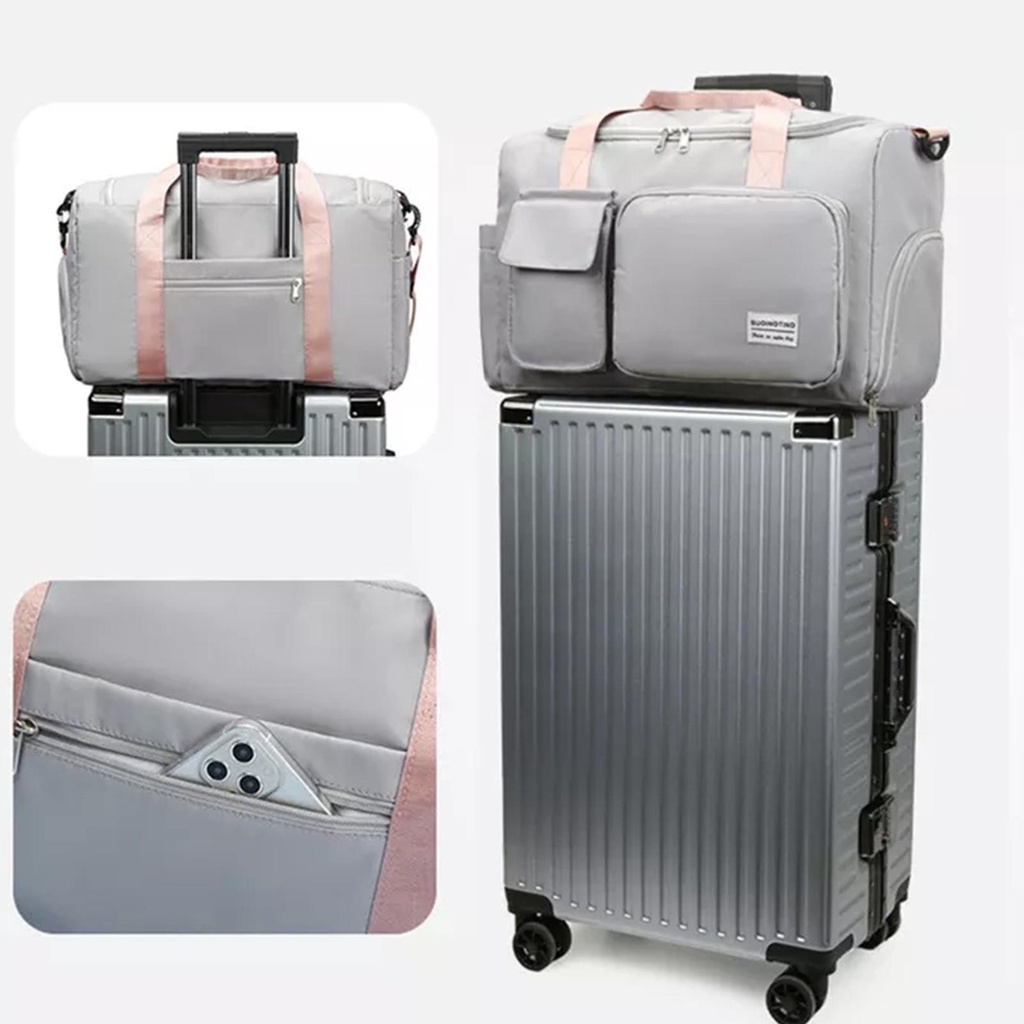 Travel Bag Duffle Shoulder Bag Large Multi-Functional Sports Bags Capacity Bag Large Storage X3H3