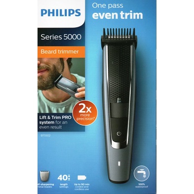 Philips BT5502 Trimmer. Hair and Beard. Lift & Trim PRO System for Even ...