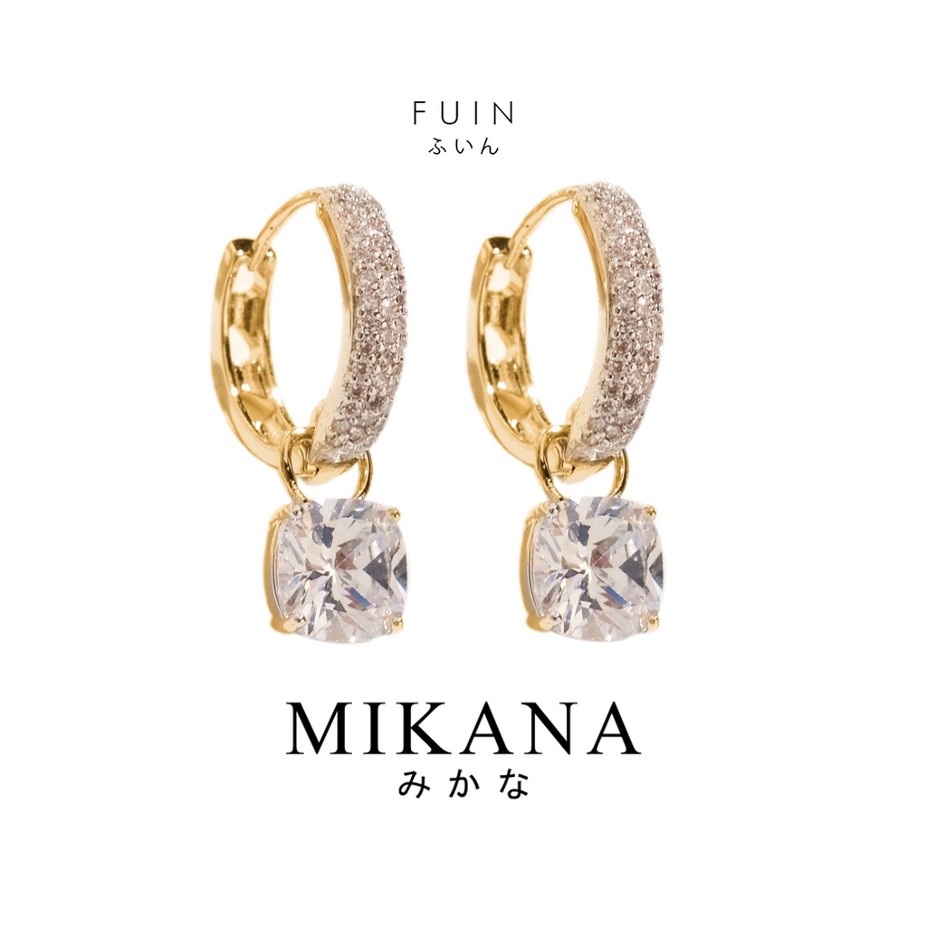 Mikana 18k Gold Plated Fuin Drop Earrings Accessories Jewelry For Women earing earings earring