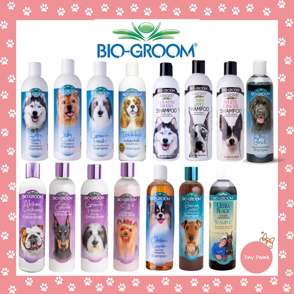 BioGroom Dog Shampoo and Conditioner 355ml 12oz Shopee Singapore