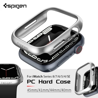 Spigen Thin Fit PC Hard Case for iWatch 45mm 41mm 44mm 40mm Full Cover Protective Case for iWatch Series 8/7/6/5/4/SE  Bumper Frame Accessories
