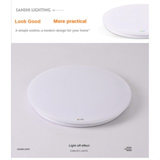 Led Ceiling Light Ultra-thin Aisle Light Modern Minimalist Acrylic Round Bedroom Porch Living Room Light 15-20W #7