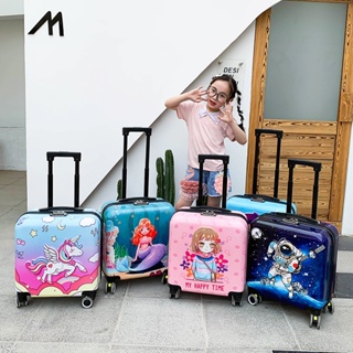 [Ship before May 30th ]20 inch kids luggage cartoon rainbow unicorn cute children trolley bag case suitcase