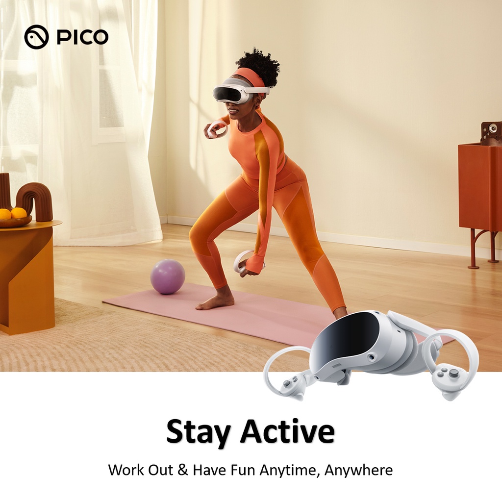 PICO 4 All-In-One 4K+ Resolution VR Headset (8GB +128GB / 8GB + 256GB) | Starter Pack 4 Games for free
