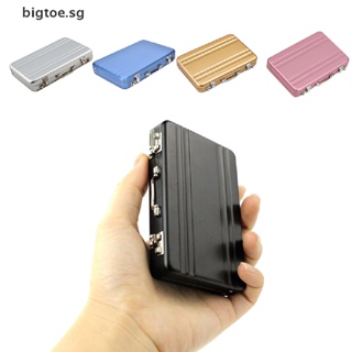 [bigtoe] MINI Cute Password Briefcase Business Cardcase Bank Card Case Card Holder, [SG]