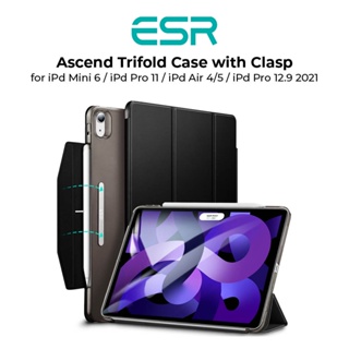 ESR Ascend Trifold Smart Case for iPd Mini 6 / iPd Pro 11 / iPd Air 4/5 / iPd Pro 12.9 2018 / iPd 7/8/9