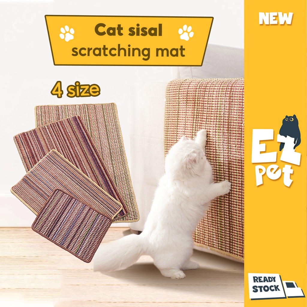 Ezpet Paint Sisal Mat Cat Scratching Mat Scratcher Cat Scratching Mat
