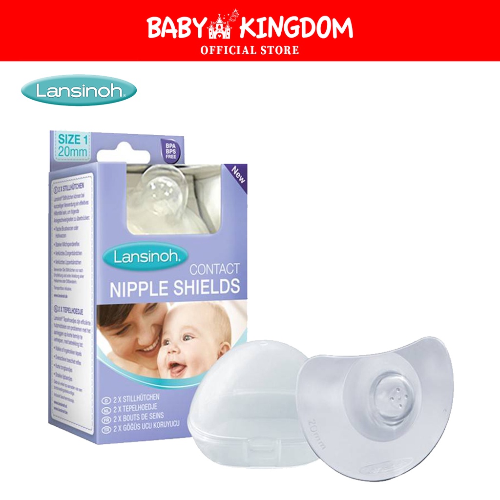 Lansinoh Contact Nipple Shield with Case (2x20mm) Shopee Singapore