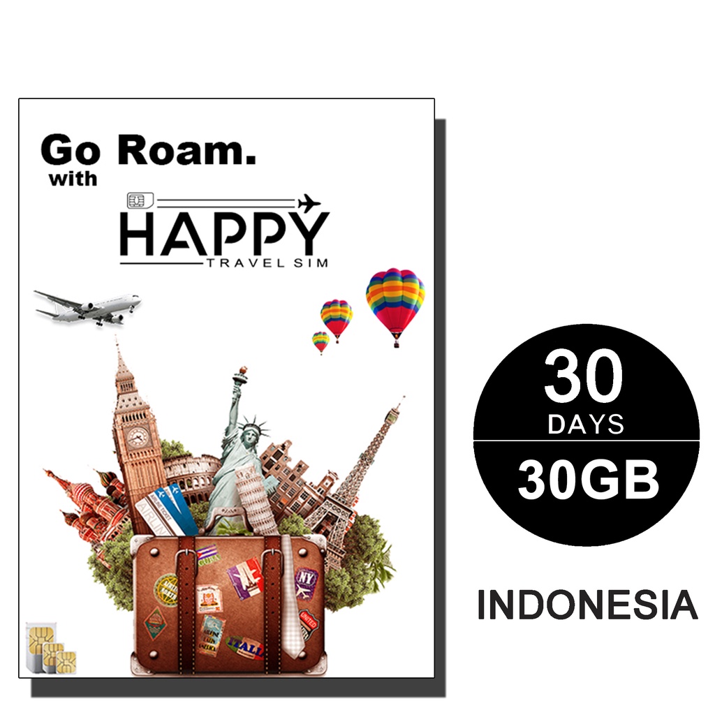 Indonesia Travel Sim Card, Indonesia SIM Card Shopee Singapore