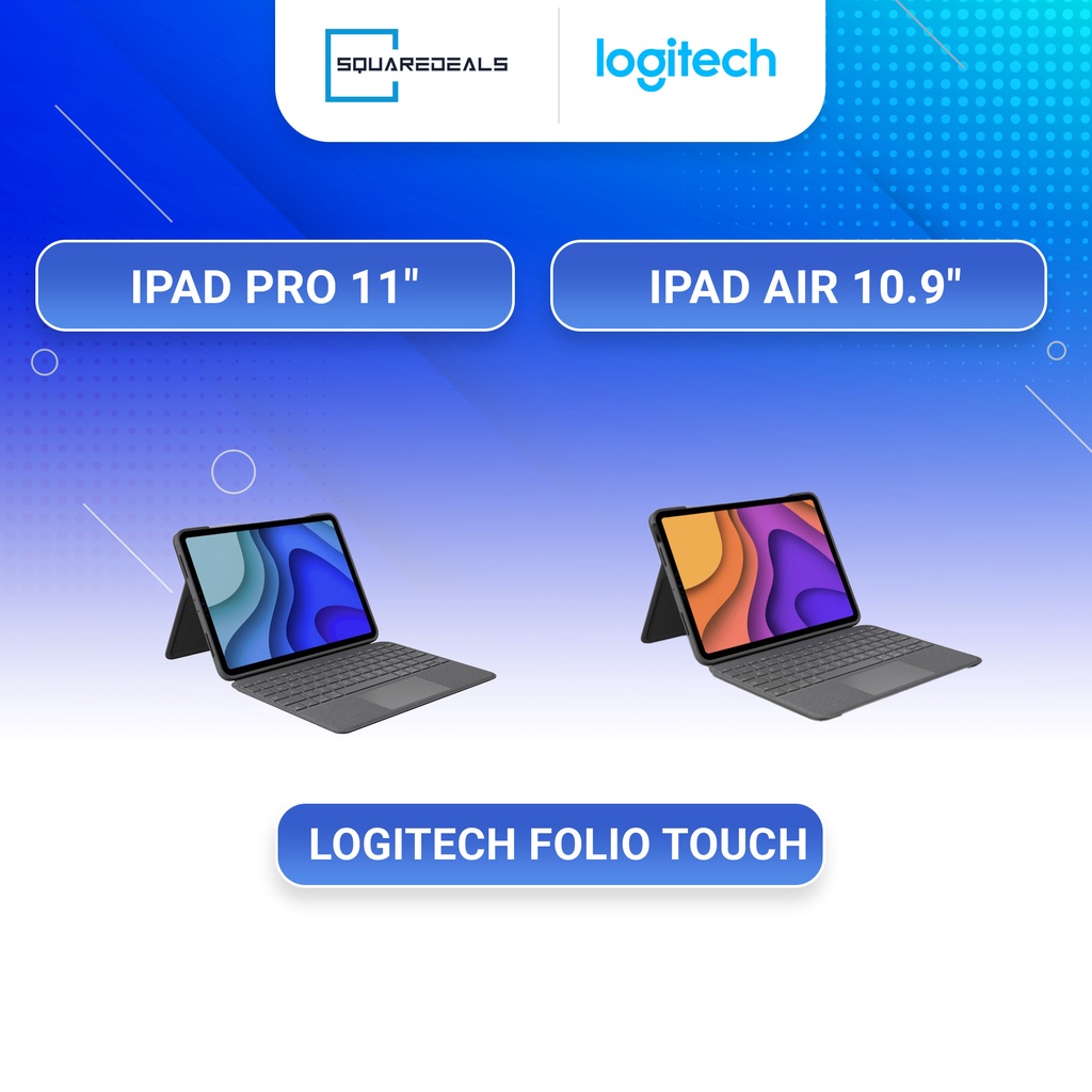 Logitech Folio Touch Keyboard Case Trackpad for iPad Pro 11" (1/2/3/4