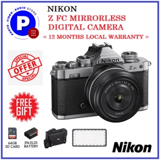 NIKON Z FC MIRRORLESS DIGITAL CAMERA (FREE 64GB SD CARD + EN-EL25 BATTERY + CAMERA BAG + PORTABLE LED VIDEO LIGHT)
