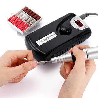 Image of thu nhỏ 30000RPM Electric Nail Drill Machine Portable Rechargeable Pro Electric Manicure Nail File Pro Pedicure Nail Cutter With Display #7