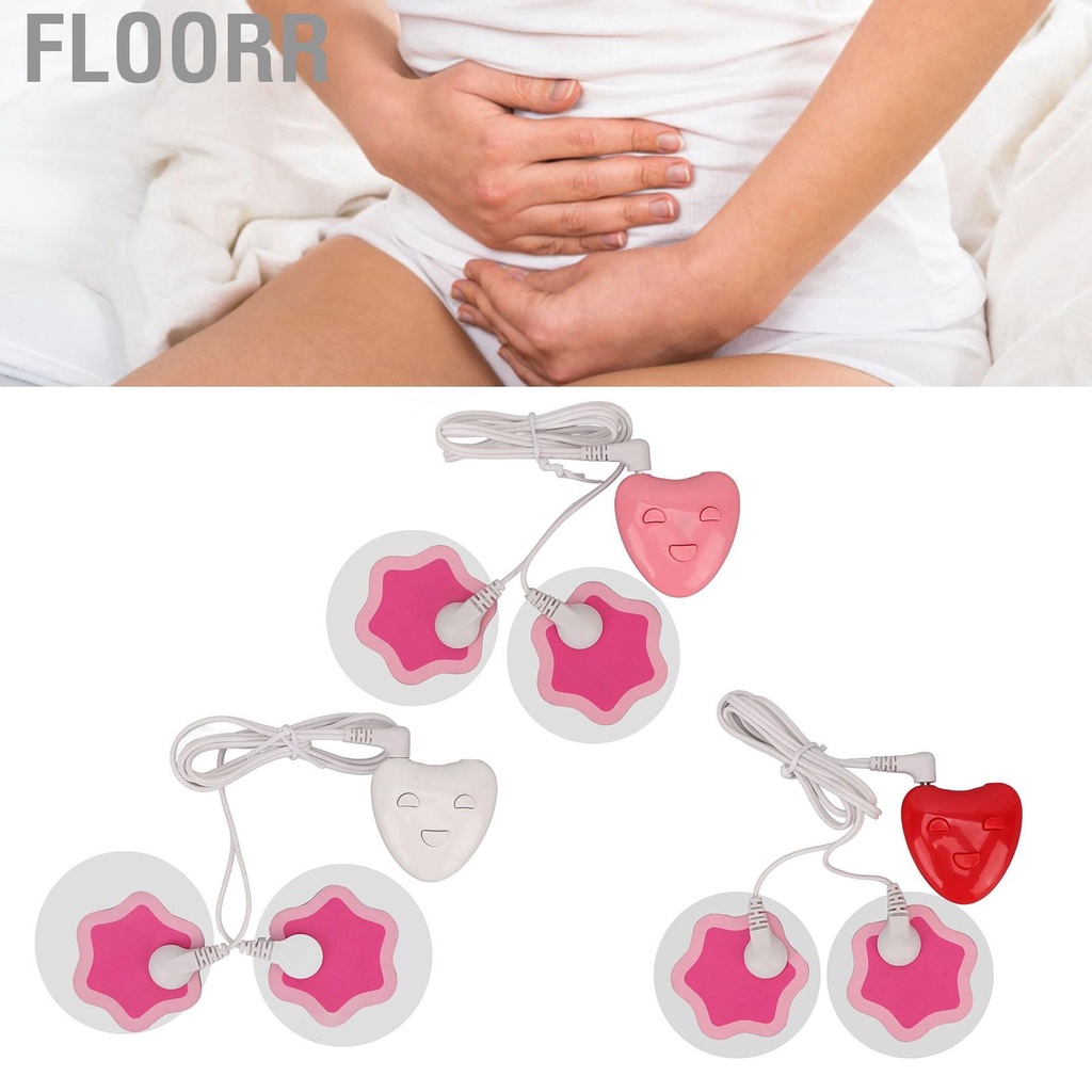Image of Floorr Menstrual Stop Pain Device with Electrode Patch Rechargeable USB Portable Period Massager for Women #6