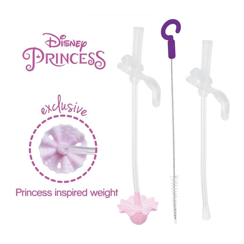 B.BOX bbox Sippy Cup Replacement Straw + Cleaner / Brush Disney