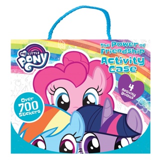 My Little Pony Rainbow Activity Case Gift Set with 4 Fun Colouring & Activity Books and 4 Sticker Sheets for Kids